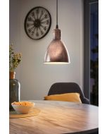 EGLO PRIDDY 1 Vintage Retro Hängeleuchte E27 kupferfarben-antik