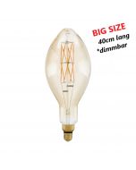 EGLO Vintage E27 LED Leuchtmittel 8W 806lm 2100K E140 Kolben 403x140mm dimmbar