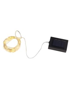 Solar Lichterkette IP44 120 LED alle 10cm auf 134cm von Globo