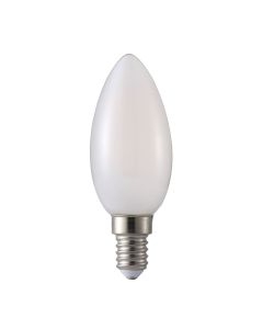 Nordlux LED E14 Leuchtmittel Kerze 2,5W 250lm 2700K 360° Filament satiniert